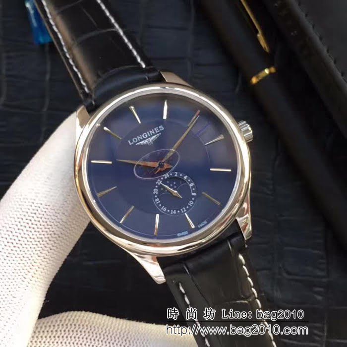 LONGINES浪琴 商務百搭 全自動機械男士腕表 WSS0646